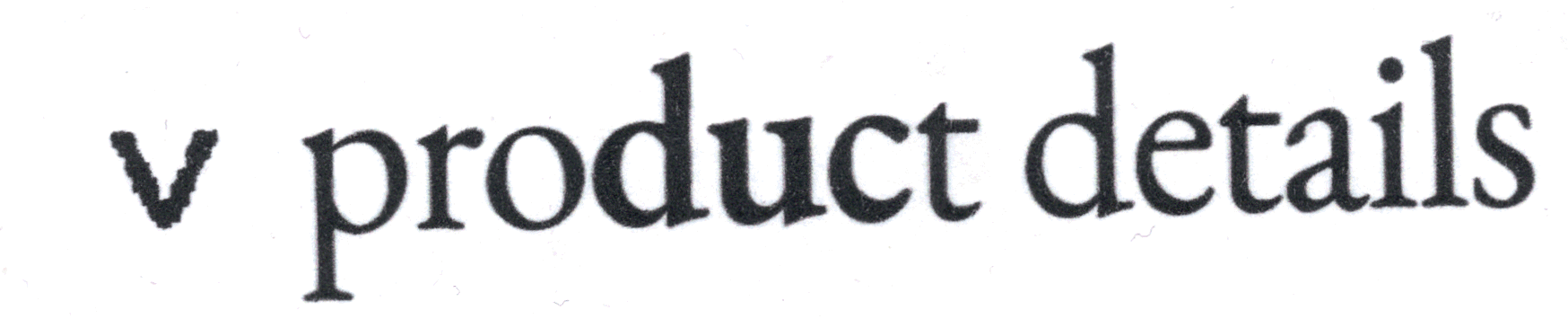 Product Details
